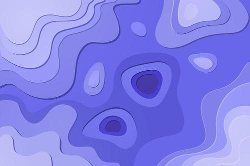 Dark blue 3D topographic map wallpaper vector