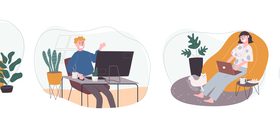 Different home life vector