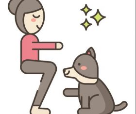 Dog Training vector