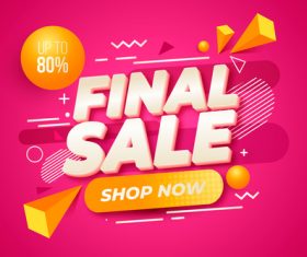 Final sales vector