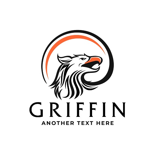 Griffin or Eagle Logo Template Vector