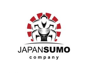 Japan Sumo Company Logo Vector