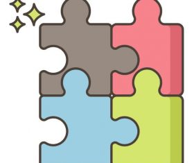 Jigsaw Puzzle vector
