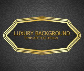 Luxury wallpaper background vector