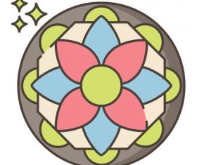 Mandala Coloring vector