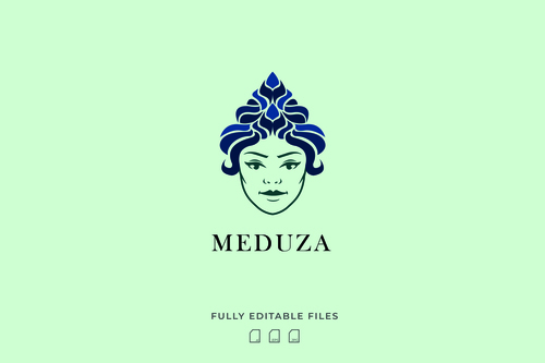 Medusa logo vector