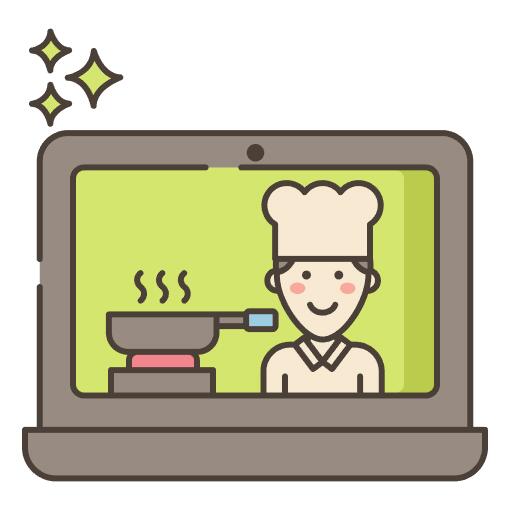 Online Cooking Classes vector