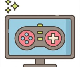 Online Games vector