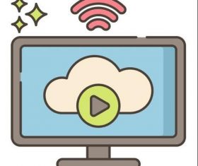 Online Streaming Services vector