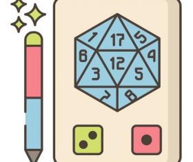 Pen and Paper RPG vector