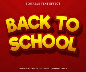 Red background golden editable font ffecte text vector