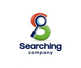 Searching Company Sample Logo Vector