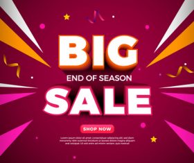 Shop now sales vector