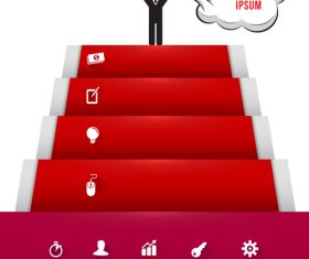 Success background vector