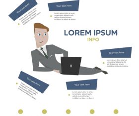 Successful business people vector