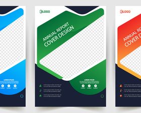 Abstract concept business poster banner vector