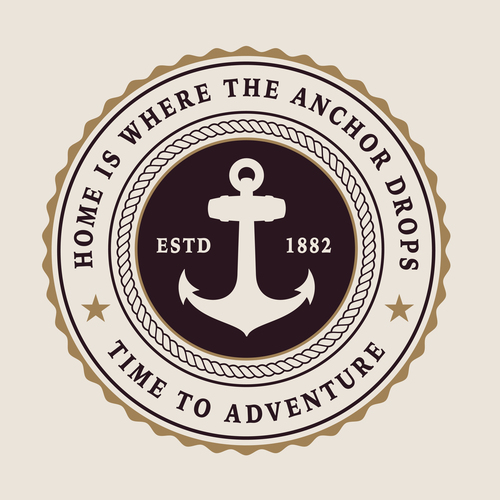 Anchor logo vector free download