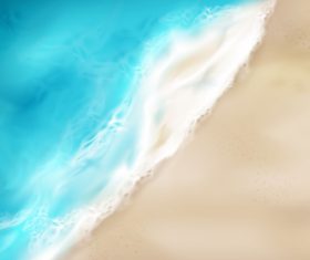 Background vector beach