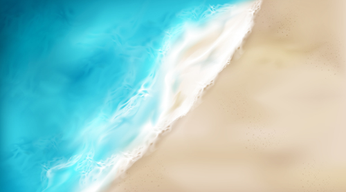 Background vector beach