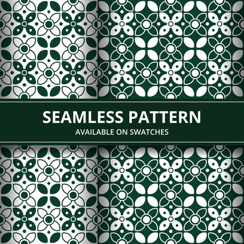 Batik seamless pattern classic motif vector
