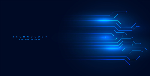 Blue lines background vector free download