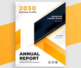 Brochure cover vector