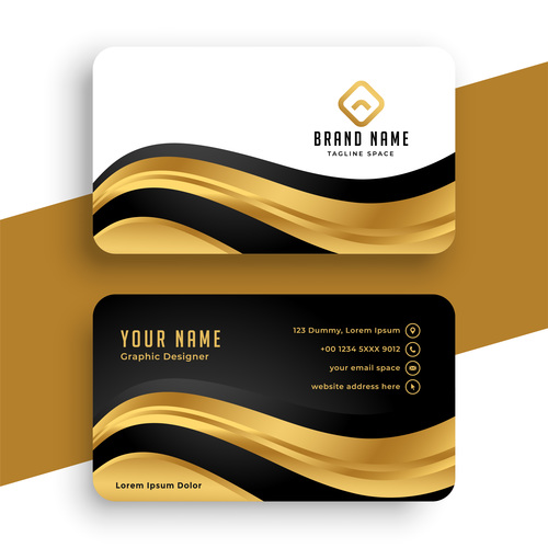 Download Business card design vector free download