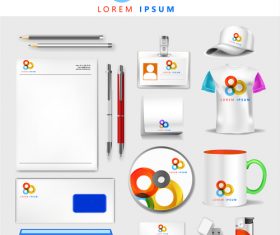 Business promotion material vector