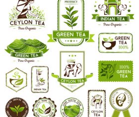 Ceylon tea logo vector