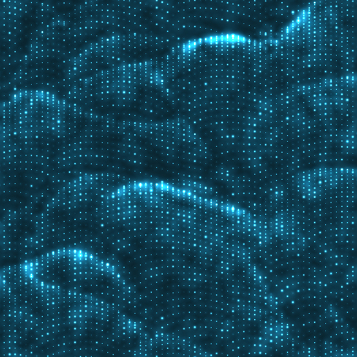 Chaotic abstract wave mesh background vector