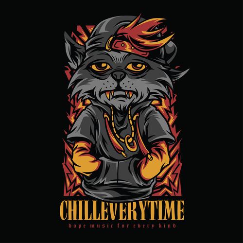Chill everytime logo vector