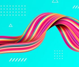 Color flow background vector