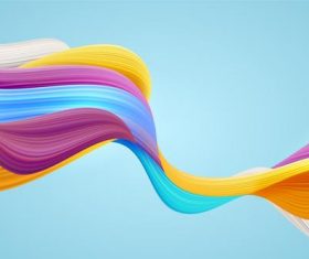 Color flow background vector illustration