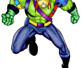 Comic characters vector