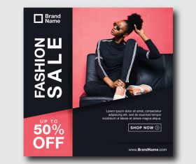 Commercial sales template design vector