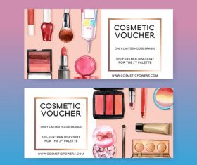 Cosmetic voucher vector