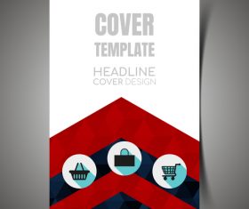 Cover design template vector
