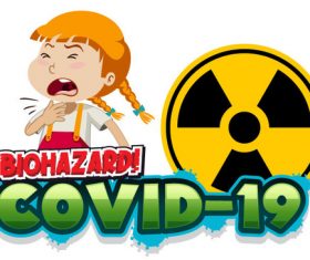 Covid-19 biohazard vector