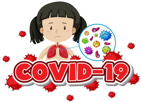 Covid-19 lung infection vector
