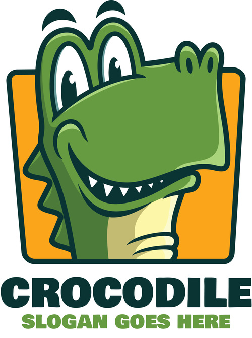 Crocodile logo mascot vector