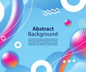 Decorative element background geometric dynamic vector