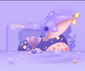 Dolphin illustrations vector