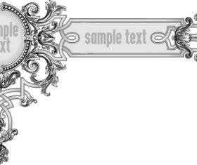 Element frame corner vector