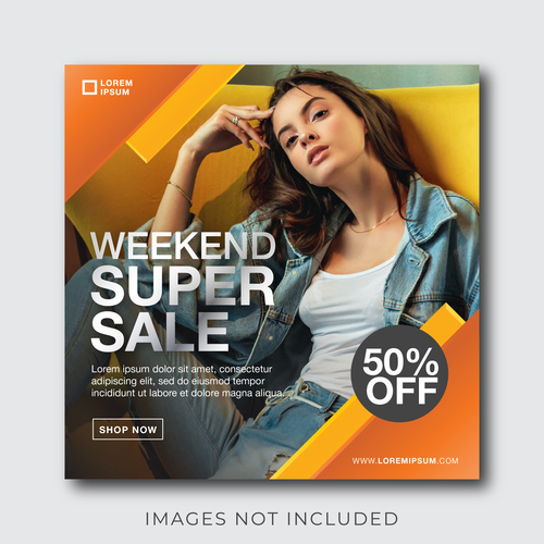 Exquisite promotion cover vector
