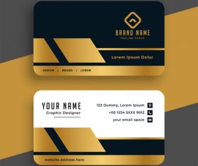 Fashion business card design vector