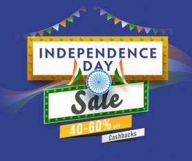 Festival big sale card vector