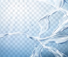 Flowing water vector