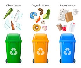 Garbage sorting vector