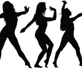 Gesture silhouette vector