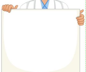 Girl with white vector background